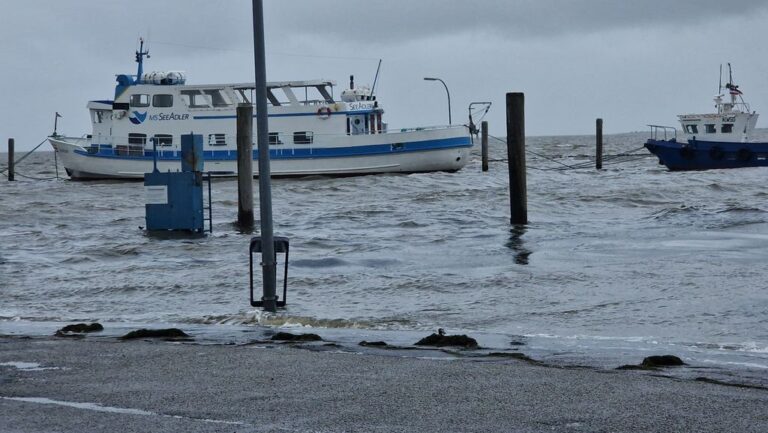 Fotos Schlüttsiel und Dagebüll – Sturmflut im Oktober 2025 – plus Video