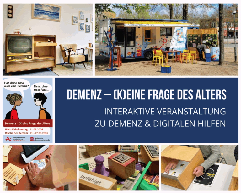 Kompetenzzentrum Demenz in SH und mobil.digital bieten interaktive Tour im September